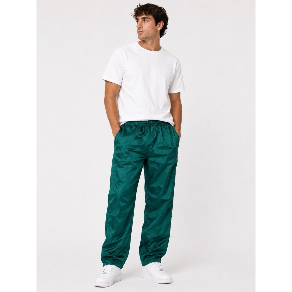 Dogg Supply By Snoop Dogg Green Nylon Track Pants 2XL Streetwear